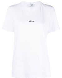 MSGM - T-Shirt - Lyst