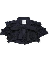 Comme des Garçons - Teiban Ruffled Cape - Lyst