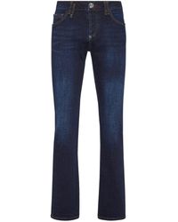 Philipp Plein - Supreme Iconic Low-rise Straight-leg Jeans - Lyst