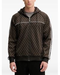 Guess - 4G Hoodie Met Logo En Rits - Lyst