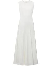 Another Tomorrow - Panelled Flare Midi Dress - Lyst