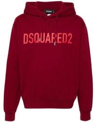 DSquared² - Cool Fit Logo-Print Hoodie - Lyst