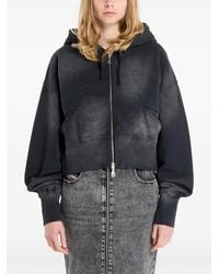 Dime - Cropped Zip-Up Hoodie - Lyst