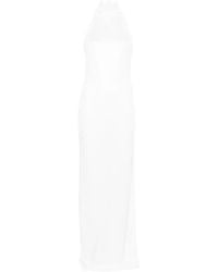 ANDAMANE - Cleo Maxi-Jurk Met Halternek - Lyst
