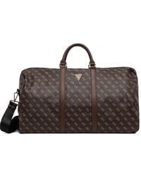 Guess - モノグラム ロゴ ボストンバッグ - Lyst