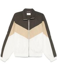 Saint Laurent - Sportliche Colorblock Jacke - Lyst
