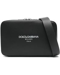 Dolce & Gabbana - Messengertas Met Logo-Reliëf - Lyst