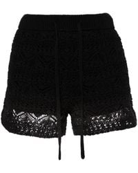 IRO - Loreen Crochet-knit Shorts - Lyst