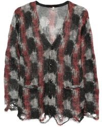 R13 - Printed Boyfriend Cardigan - Lyst