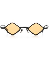 Kuboraum - Sculpted-arms Geometric-frame Sunglasses - Lyst