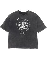 Bimba Y Lola - T-Shirt Mit Herz-Logo - Lyst