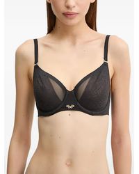 Chantelle - Pure Lace-Panelled Bra - Lyst