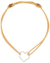Aliita - 9kt White Gold Corazon Bracelet - Lyst