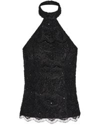 ALEXIA & ANTONIA - Top Con Cuello Halter - Lyst