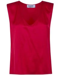 Blugirl Blumarine - V-Neck Sleeveless Top - Lyst