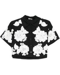 Jonathan Simkhai - Chemise À Applique Fleur - Lyst