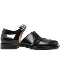 Maison Margiela - Tabi Leather Sandals - Lyst