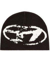 DIESEL - K-Apitan Distressed Beanie Hat - Lyst