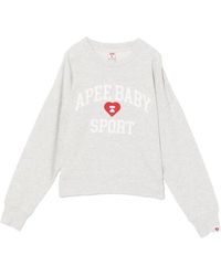 AAPE BY A BATHING AP - Sweat À Logo Brodé - Lyst