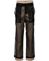 Feng Chen Wang - Reversible Layered Trousers - Lyst