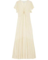 Isabel Marant - Agathe Short-Sleeve Ruffled Maxi Dress - Lyst