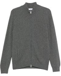 Gran Sasso - Ribbed Zip-Up Cardigan - Lyst