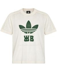Wales Bonner - X Logo-Print Short-Sleeve T-Shirt - Lyst