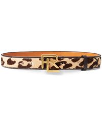 Ralph Lauren Collection - Cinturón con letras del logo - Lyst
