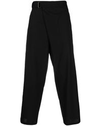 Attachment - Belted Wool-blend Trousers - Lyst