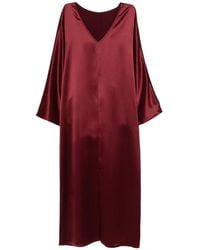 By Malene Birger - Robe Mi-Longue Lucina À Col V - Lyst