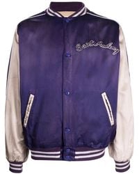 SAINT Mxxxxxx Babylon Detroit Logo-Embroidered Cotton Jacket in