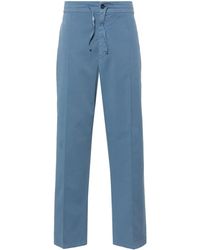 Canali - Pantalon Droit À Lien De Resserrage - Lyst