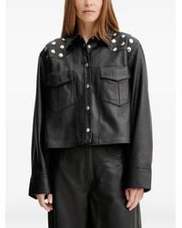 Gestuz - Studded-Embellished Cropped Jacket - Lyst