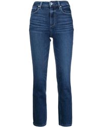 PAIGE - Cindy Cropped Jeans - Lyst