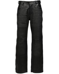 Our Legacy - Carlson Cut Leather Trousers - Lyst
