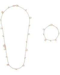 Swarovski - Una Angelic Strandage Crystal-Pearl Necklace (Set Of Two) - Lyst