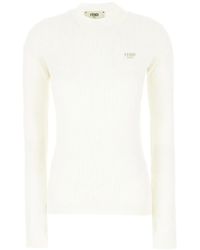 Fendi - Slim Fit Sweater - Lyst