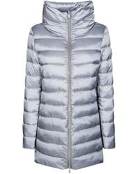 Save The Duck - Lydia High-Neck Quilted Coat - Lyst