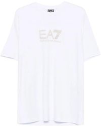 EA7 - Crew Neck T-Shirt - Lyst