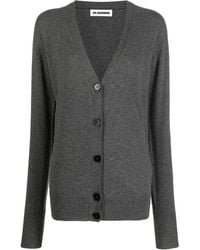 Jil Sander - Button-Down Cashmere Cardigan - Lyst