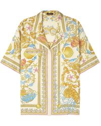 Versace - Underwater Barocco Zijden Blouse - Lyst