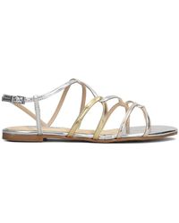 Werner - Metallic-Effect Sandals - Lyst