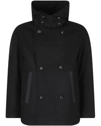 DUNO - Ares Berlino Double-Breasted Hooded Jacket - Lyst
