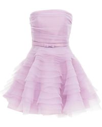Ana Radu - ラッフル ストラップレス ミニドレス - Lyst