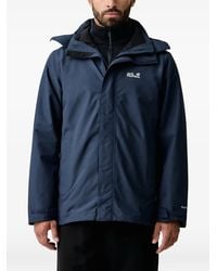 Jack Wolfskin - Pinetrail 3In1 Jkt M Hooded Zip-Up Jacket - Lyst