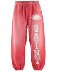 SAINT Mxxxxxx - Drawstring Graphic Track Pants - Lyst