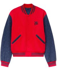 KENZO - Chaqueta Bómber Varsity Con Bordado Gram - Lyst