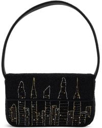 STAUD - Tommy Schultertasche mit Perlen - Lyst