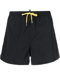 DSquared² - X Pac- Logo-Print Swim Shorts - Lyst