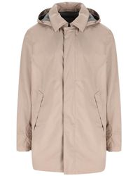 Herno - Singlebreasted Carcoat Fuctional - Lyst